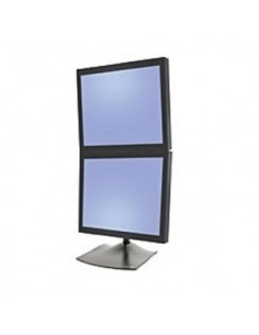 Ergotron DS Series DS100 Dual Monitor Desk Stand, Vertical 61 cm (24") Negro Escritorio