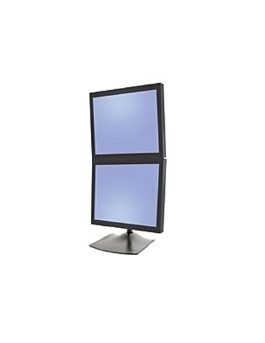Ergotron DS Series DS100 Dual Monitor Desk Stand, Vertical 61 cm (24") Negro Escritorio