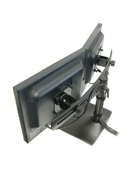Ergotron DS Series DS100 Dual Monitor Desk Stand, Horizontal 61 cm (24") Negro Escritorio