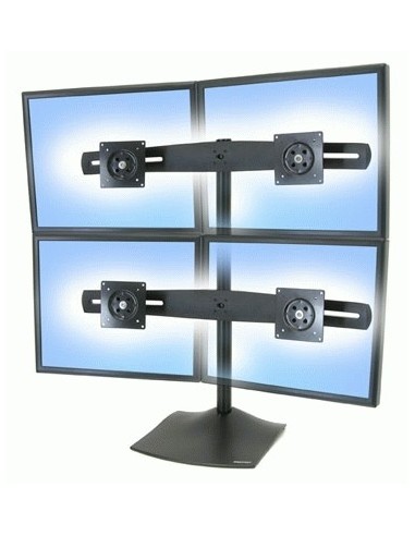 Ergotron DS Series DS100 Quad Monitor Desk Stand 61 cm (24") Negro Escritorio