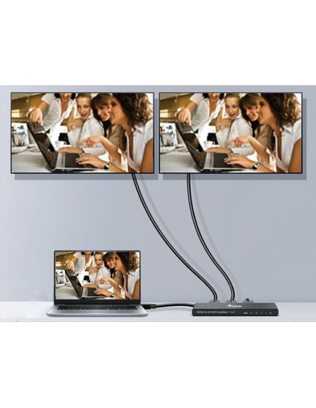 Equip 332716 divisor de video HDMI 2x HDMI