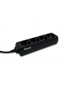 Equip 333281 base múltiple 1,1 m 4 salidas AC Negro