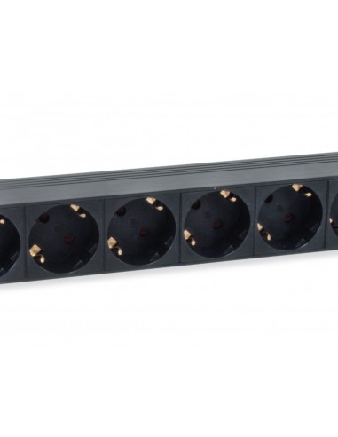 Equip 333286 unidad de distribución de energía (PDU) 8 salidas AC 1U Negro
