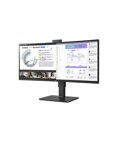 LG 34BQ77QC-B pantalla para PC 86,4 cm (34") 3440 x 1440 Pixeles UltraWide Dual Quad HD LCD Negro