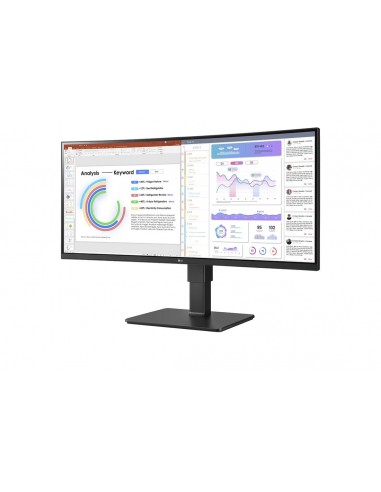 LG 34BQ77QC-B pantalla para PC 86,4 cm (34") 3440 x 1440 Pixeles UltraWide Dual Quad HD LCD Negro