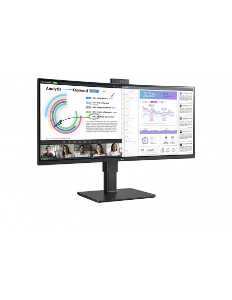 LG 34BQ77QC-B pantalla para PC 86,4 cm (34") 3440 x 1440 Pixeles UltraWide Dual Quad HD LCD Negro