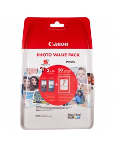 Canon 3712C004 cartucho de tinta 2 pieza(s) Original Alto rendimiento (XL) Negro, Cian, Magenta, Amarillo