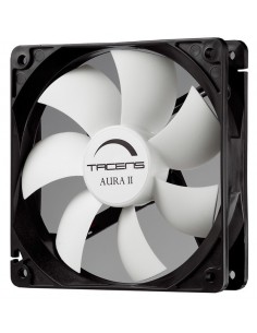 Tacens Aura II 12cm Carcasa del ordenador Ventilador Negro, Blanco 2