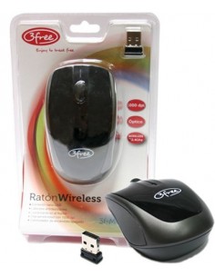 3free 3F-MCW401 ratón RF inalámbrico Óptico 1000 DPI