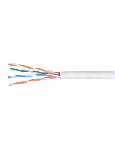 Equip 401458 cable de red Blanco 100 m Cat5e U UTP (UTP)