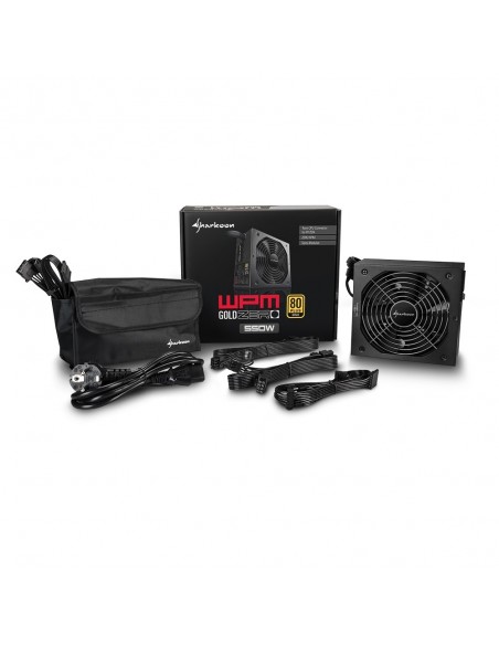 Sharkoon WPM Gold ZERO unidad de fuente de alimentación 650 W 24-pin ATX ATX Negro