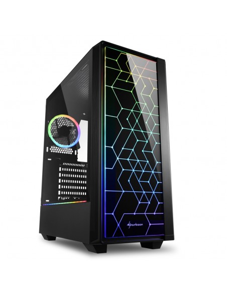 Sharkoon RGB LIT 100 Midi Tower Negro