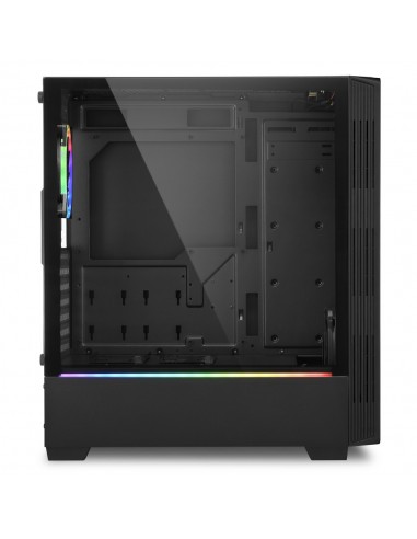 Sharkoon RGB LIT 100 Midi Tower Negro