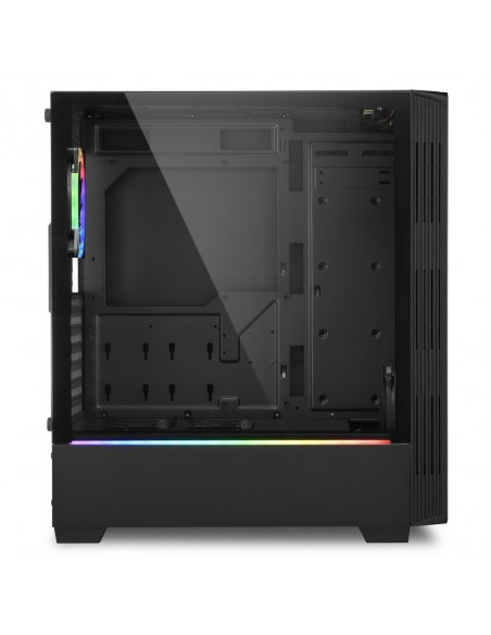 Sharkoon RGB LIT 100 Midi Tower Negro