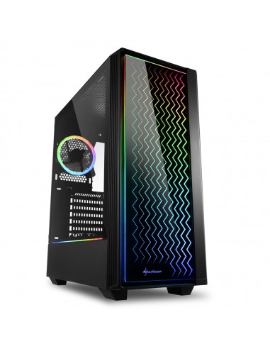 Sharkoon RGB LIT 200 Midi Tower Negro