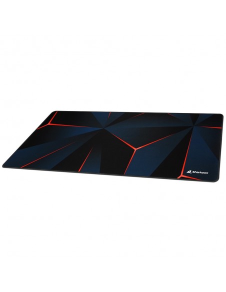 Sharkoon SKILLER SGP30 Alfombrilla de ratón para juegos Negro, Azul, Naranja