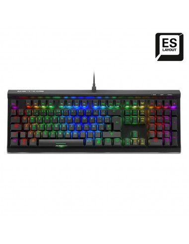 Sharkoon SKILLER SGK60 teclado USB QWERTY Español Negro