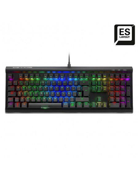 Sharkoon SKILLER SGK60 teclado USB QWERTY Español Negro