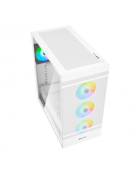 Sharkoon REBEL C50 RGB ATX Full Tower Blanco