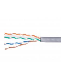Equip 404531 cable de red Gris 100 m Cat6 U UTP (UTP)