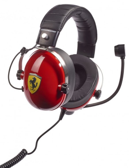 Thrustmaster New! T.Racing Scuderia Ferrari Edition Auriculares Alámbrico Diadema Juego Negro, Rojo
