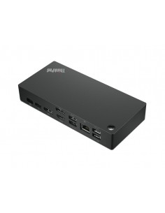 Lenovo 40AY0090EU base para portátil y replicador de puertos Alámbrico USB 3.2 Gen 1 (3.1 Gen 1) Type-C Negro