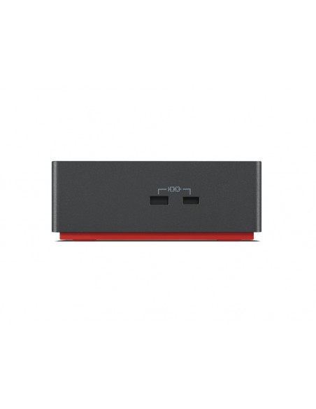 Lenovo 40B00300EU base para portátil y replicador de puertos Alámbrico Thunderbolt 4 Negro, Rojo