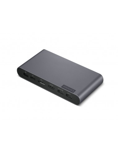 Lenovo 40B30090EU base para portátil y replicador de puertos 2 x USB 3.2 Gen 2 (3.1 Gen 2) Type-C Gris