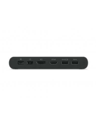 Lenovo 40B30090EU base para portátil y replicador de puertos 2 x USB 3.2 Gen 2 (3.1 Gen 2) Type-C Gris