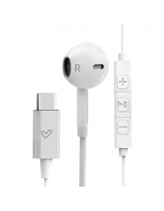 Energy Sistem Smart 2 Type C Auriculares Alámbrico Dentro de oído Llamadas Música USB Tipo C Blanco