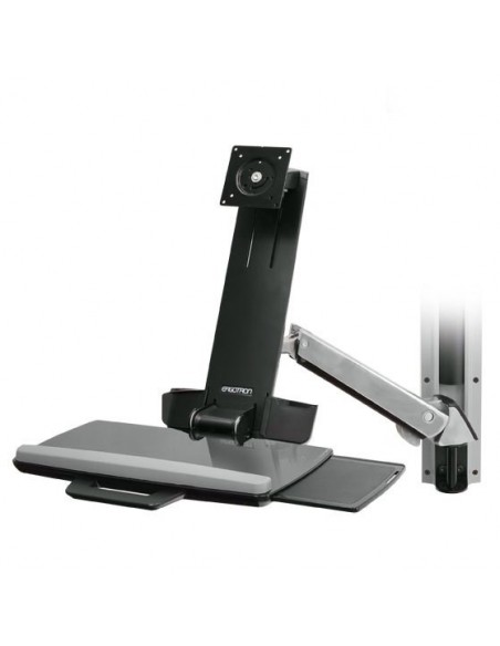 Ergotron Styleview Sit-Stand Combo Arm 61 cm (24") Aluminio Pared