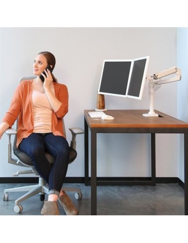 Ergotron LX Series 45-492-216 soporte para monitor 61 cm (24") Blanco Escritorio