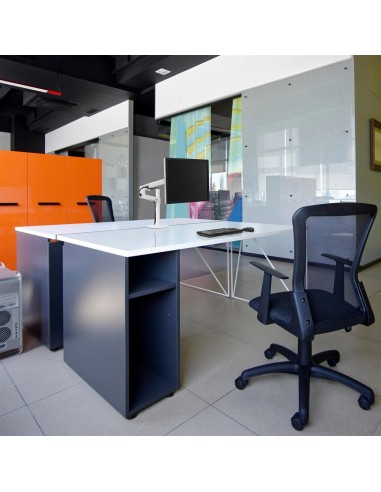 Ergotron LX Series 45-537-216 soporte para monitor 81,3 cm (32") Blanco Escritorio