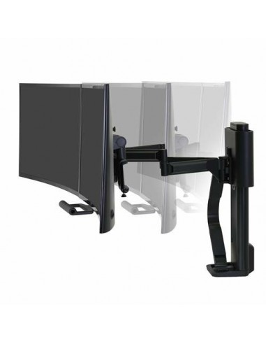 Ergotron TRACE 45-631-224 soporte para monitor 68,6 cm (27") Negro Escritorio