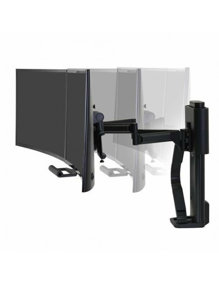 Ergotron TRACE 45-631-224 soporte para monitor 68,6 cm (27") Negro Escritorio