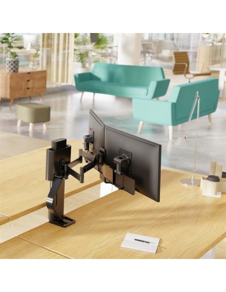 Ergotron TRACE 45-631-224 soporte para monitor 68,6 cm (27") Negro Escritorio