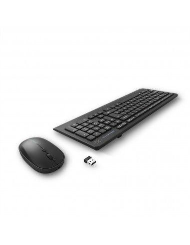 Energy Sistem Office Wireless Set 3 Silent teclado Ratón incluido RF inalámbrico QWERTY Español Negro