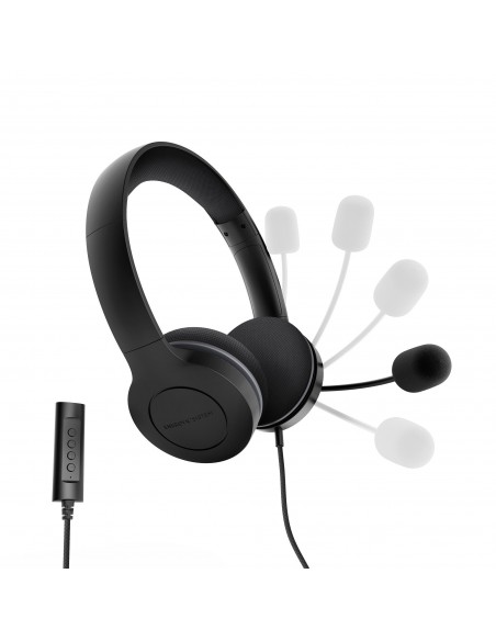 Energy Sistem Headset Office 3 Auriculares Alámbrico Diadema Llamadas Música USB tipo A Negro