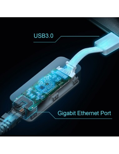 TP-Link UE300 adaptador y tarjeta de red Ethernet 1000 Mbit s