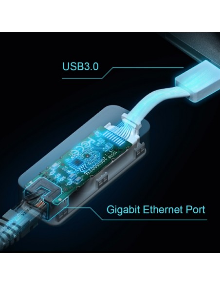 TP-Link UE300 adaptador y tarjeta de red Ethernet 1000 Mbit s