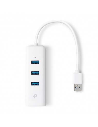 TP-Link UE330 base para portátil y replicador de puertos Alámbrico USB 3.2 Gen 1 (3.1 Gen 1) Type-A Blanco