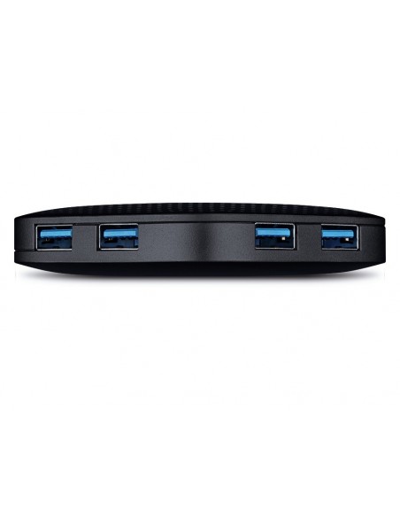 TP-Link UH400 hub de interfaz USB 3.2 Gen 1 (3.1 Gen 1) Type-A 5000 Mbit s Negro
