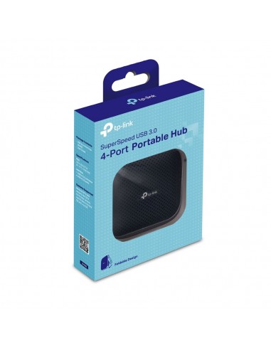 TP-Link UH400 hub de interfaz USB 3.2 Gen 1 (3.1 Gen 1) Type-A 5000 Mbit s Negro