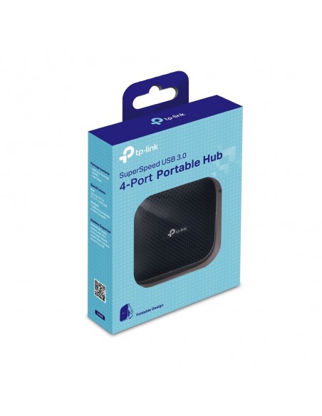 TP-Link UH400 hub de interfaz USB 3.2 Gen 1 (3.1 Gen 1) Type-A 5000 Mbit s Negro