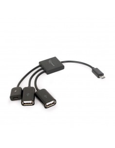 Gembird UHB-OTG-02 hub de interfaz USB 2.0 Micro-B