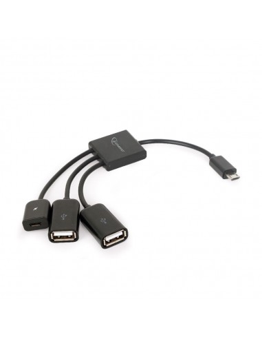 Gembird UHB-OTG-02 hub de interfaz USB 2.0 Micro-B