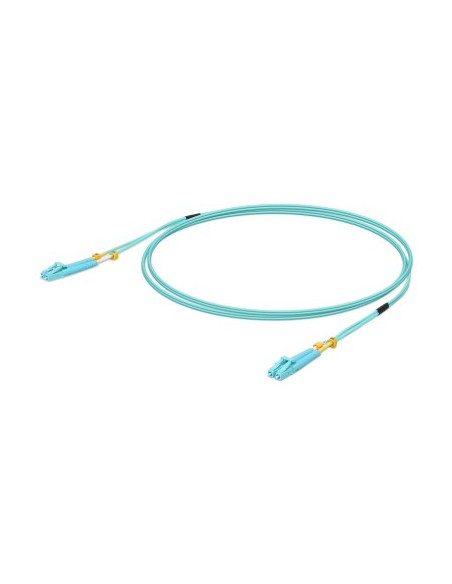 Ubiquiti UniFi ODN 5m cable de fibra optica LC OM3 Color aguamarina