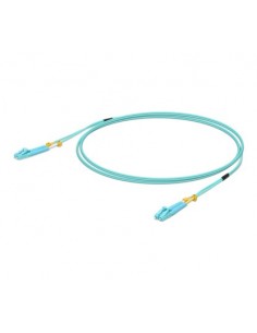 Ubiquiti UniFi ODN 3m cable de fibra optica LC OM3 Color aguamarina
