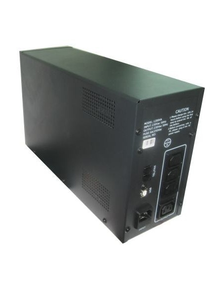 Gembird UPS-PC-1202AP sistema de alimentación ininterrumpida (UPS) Línea interactiva 1,2 kVA 720 W 4 salidas AC