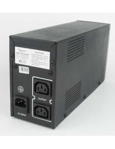 Gembird UPS-PC-652A sistema de alimentación ininterrumpida (UPS) Línea interactiva 0,65 kVA 390 W 3 salidas AC 2